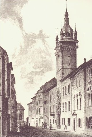 Brněnská radnice 1842